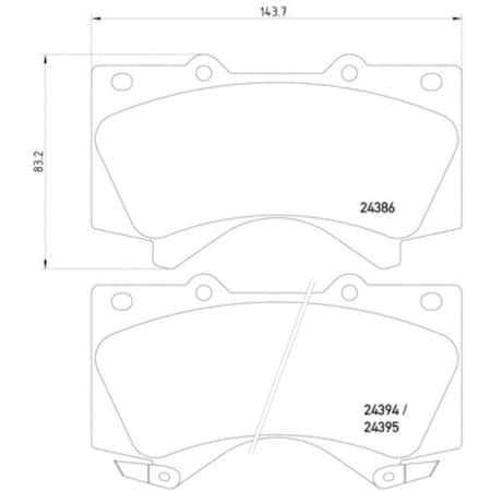 Pagid Brakes Disc Brake Pad, 355013151 355013151